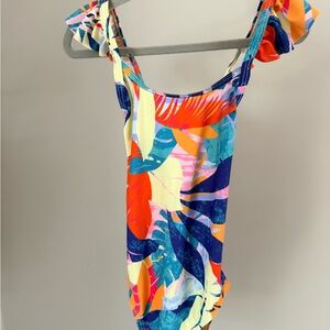Old Navy Multicolor Tropical Swimsuit